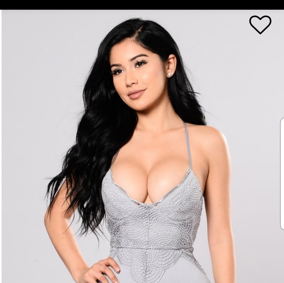 Fashion Nova Dresses & Skirts - Born to Be With You - Blue Grey
